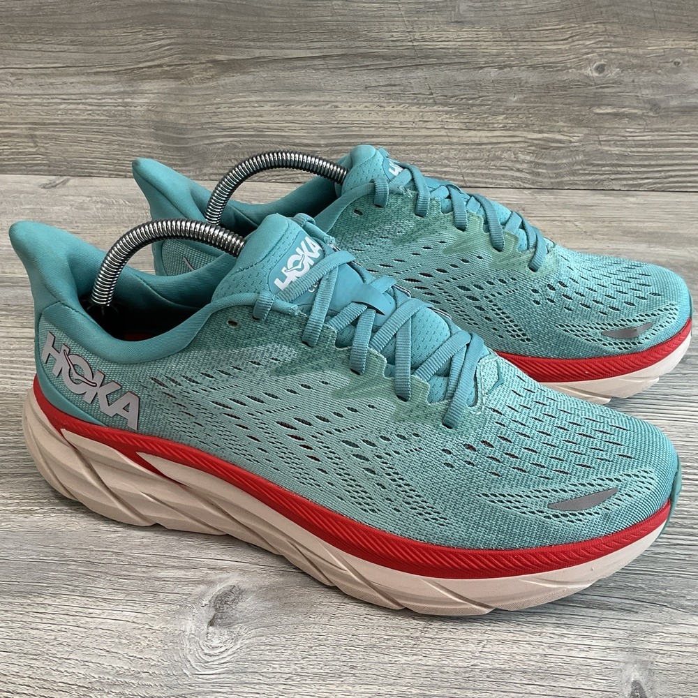 Hoka One One Clifton 8 Woman's Sneakers Size 10.5 B Running Shoes 1119394 AEBL